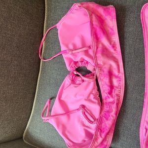 PAC SUN pink tye dyed bikini